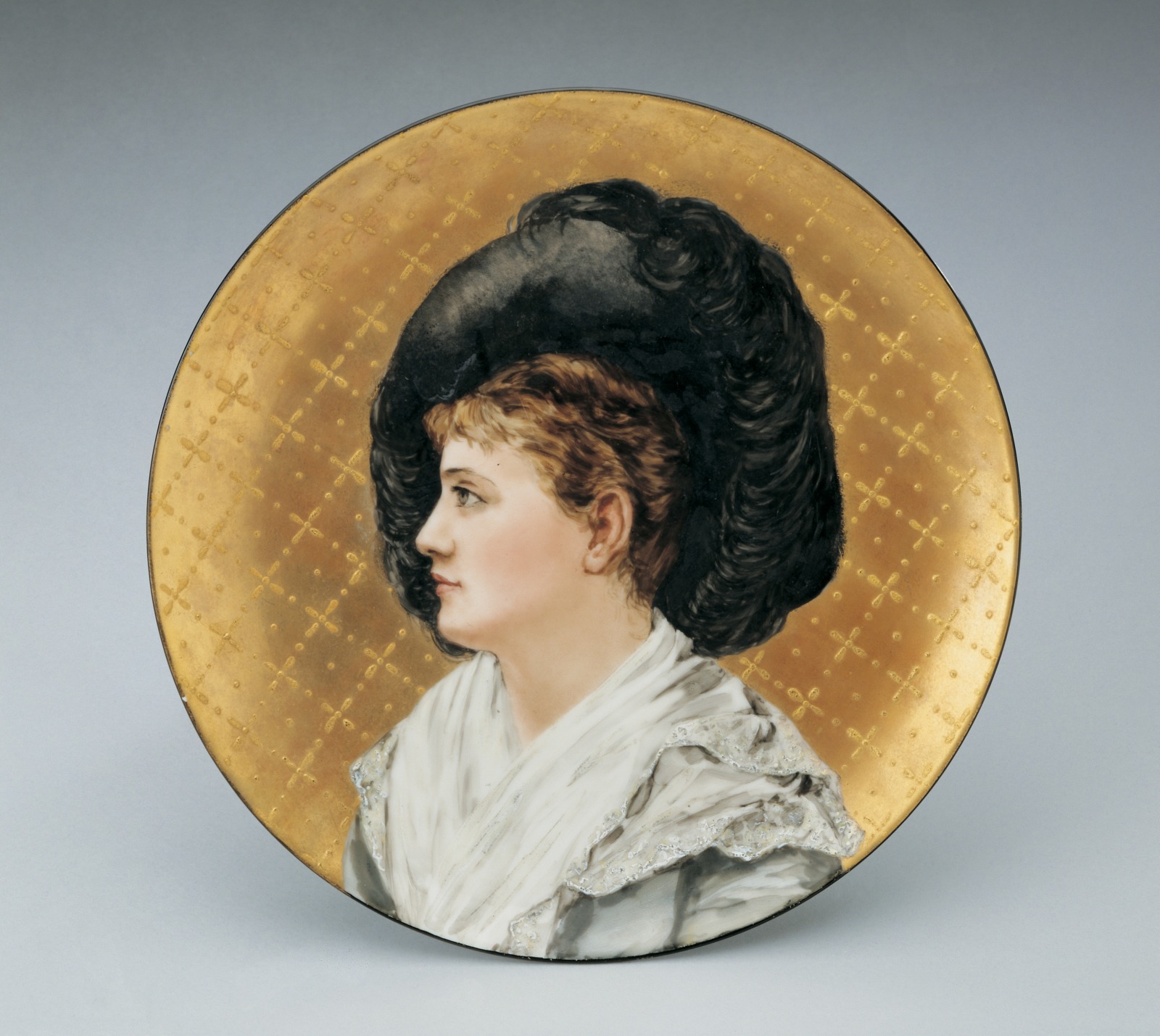 Plaque: Portrait of Esther McLaughlin (the Artist's Niece)