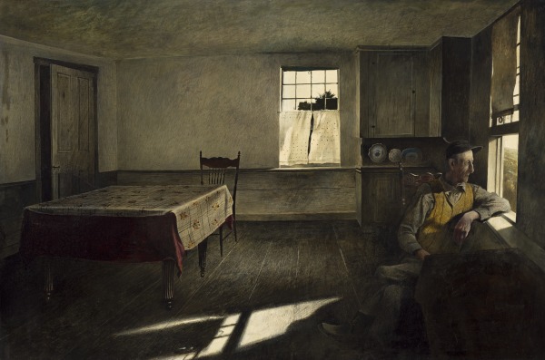 Andrew Wyeth, Henry Teel, 1945, Cincinnati Art Museum, Cincinnati, OH, USA.