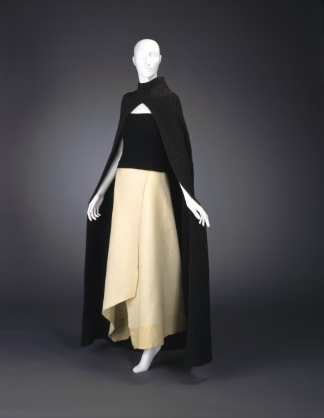 Cape, Tube Top, and Skirt