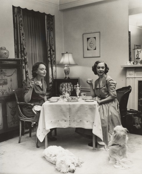 Gish Sisters Having Tea