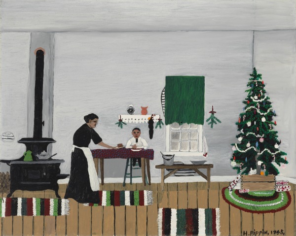 Horace Pippin, Christmas Morning, Breakfast, 1945, Cincinnati Art Museum, Cincinnati, OH, USA.