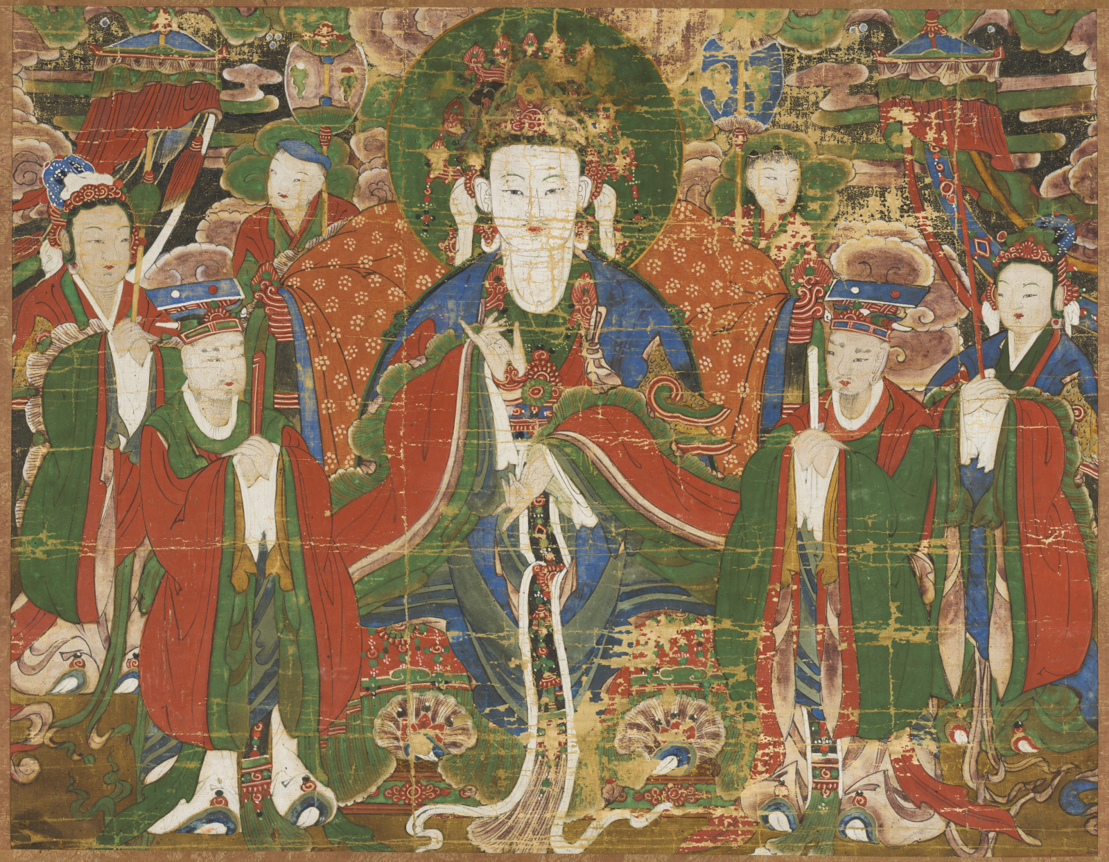 Buddha with Pupils