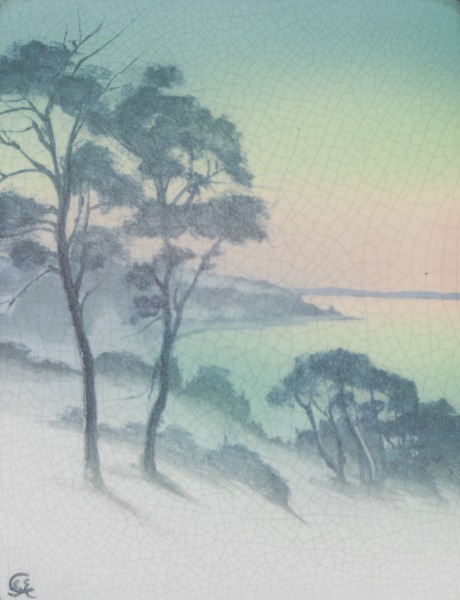 Plaque: Glimpse of the Lake