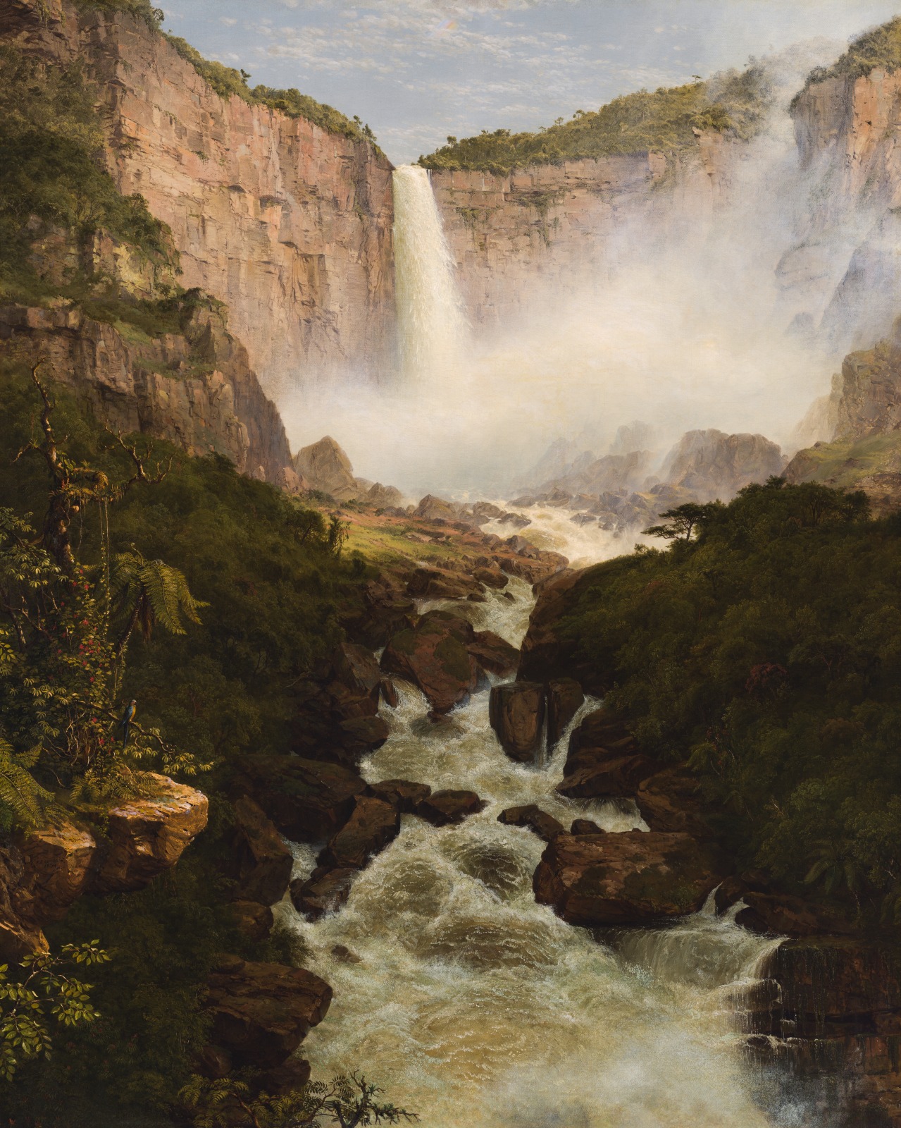 The Falls of Tequendama, Near Bogotá, New Granada