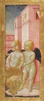 Two Cherubs with a Shield
