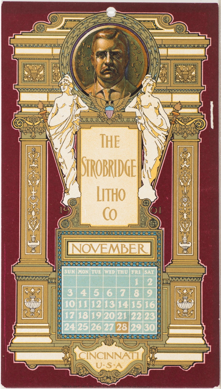 Calendar Card / November 1901