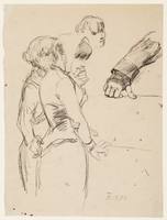 Study of Two Women Standing